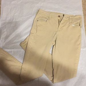 Kakhi skinny pants